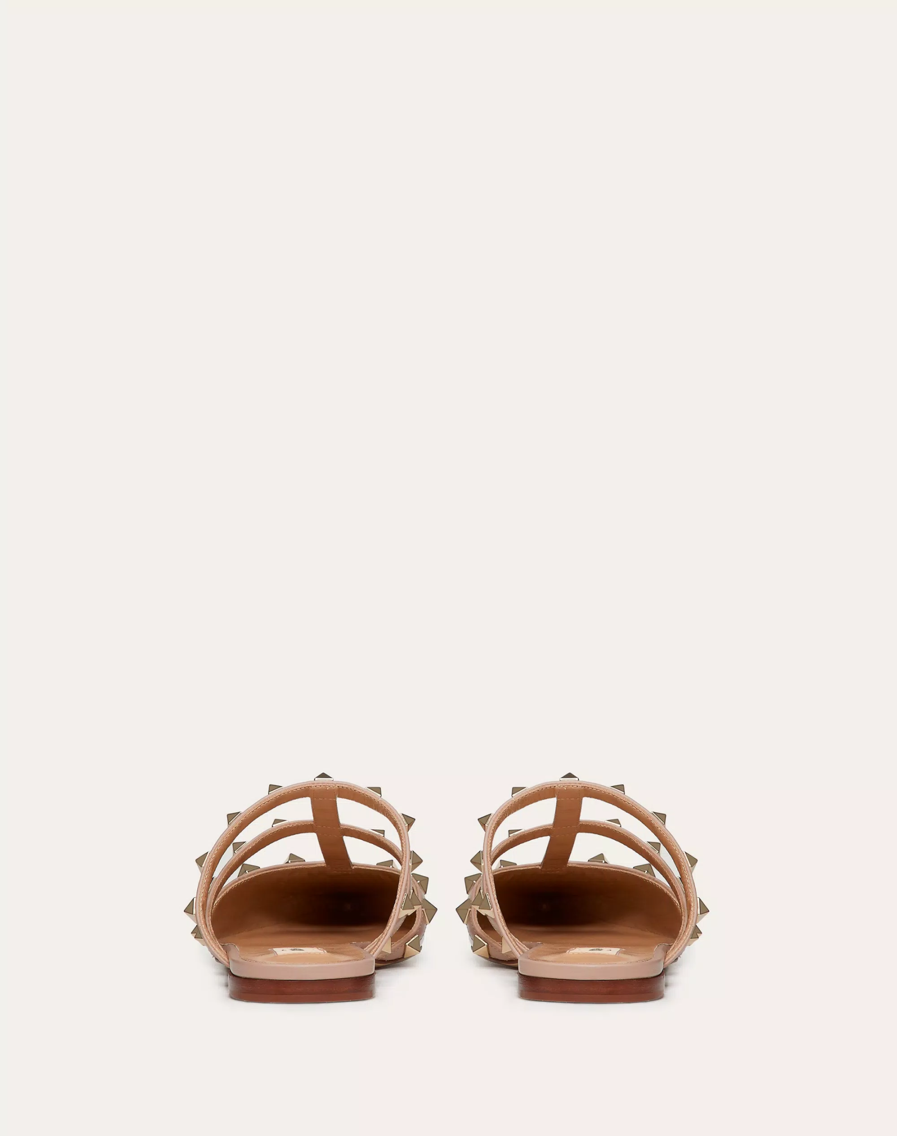 ROCKSTUD PATENT-LEATHER MULE
